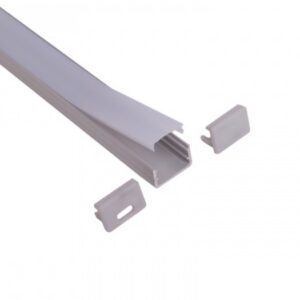 LED profile Kobi MIKRO P21NA surface-mounting non-anodised 1m | WATTpro