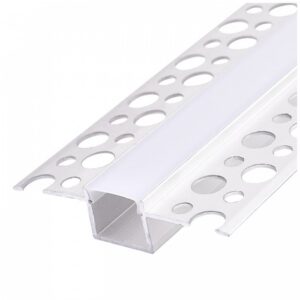 LED profile Kobi KG01 recessed white 1m with matt diffuser | WATTpro