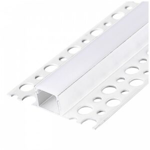 LED profile Kobi KG02 recessed white 2m with matt diffuser | WATTpro