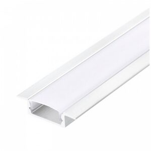 LED profile Kobi P02 recessed white 2m with matt diffuser | WATTpro