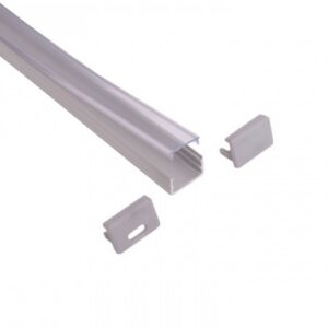 LED profile Kobi MIKRO P21S surface-mounting anodised silver 1m | WATTpro