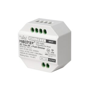 TRIAC dimmer MiBoxer TRI-C1, 230 V, 2,4 G + Push