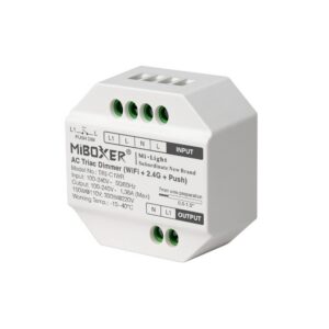 TRIAC dimmer MiBoxer TRI-C1WR, 230 V, WiFi + 2,4 G + Push