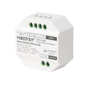 Smart switch MiBoxer WL-SW1, WiFi, 10 A