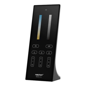 Remote control MiBoxer Y2, vertical, CCT, RF, 3 zones, 3 scenes, black
