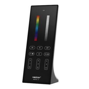 Remote control MiBoxer Y3, vertical, RGB+CCT, RF, 3 zones, black
