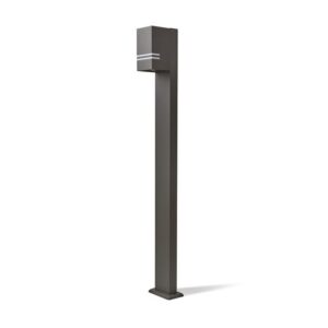 Garden bollard light Kobi QUAZAR 12 GU10 IP44, black, without bulb