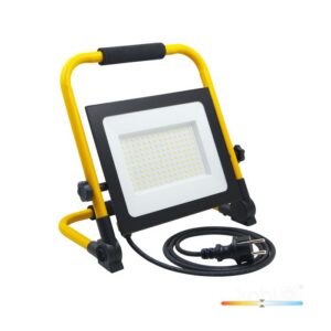 Portable LED floodlight Kobi TIGRA 100 W 4000 K IP54, black