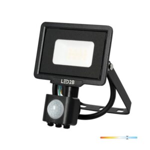 LED floodlight with motion sensor Kobi MHC 10 W 6500 K IP65, black