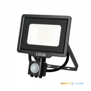 LED floodlight with motion sensor Kobi MHC 20 W 4000 K IP65, black