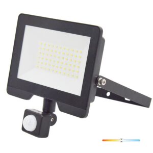 LED floodlight with motion sensor Kobi MHC 50 W 4000 K IP54, black