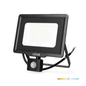 LED floodlight with motion sensor Kobi MHC 50 W 4000 K IP65, black
