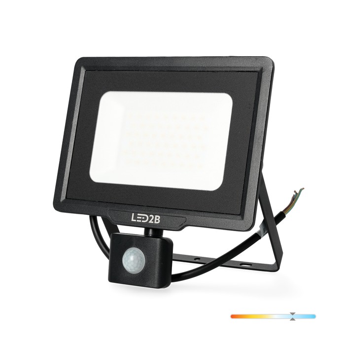 LED floodlight with motion sensor Kobi MHC 50 W 6500 K IP65, black