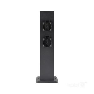 Garden bollard light Kobi ZENVIO 4GN ZU IP44 IP44, black