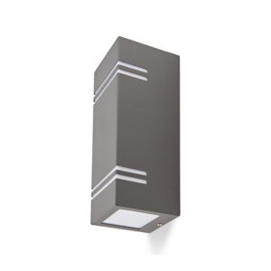 Garden light Kobi QUAZAR 7 2xGU10 IP44, grey, without bulbs