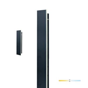 Facade wall light Kobi MIRANA LED 8 W 30 cm 4000 K IP44, black