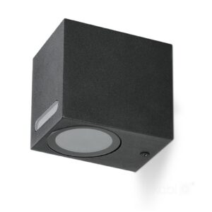 Garden wall light Kobi QUERK 6 GU10 IP54, black, without bulb