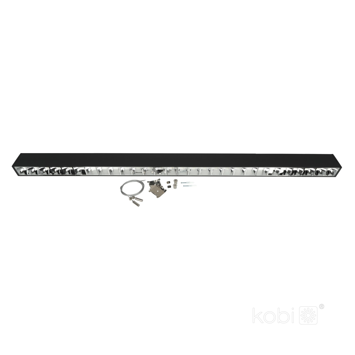 Linear luminaire Kobi KOLINE K2 30 W adjustable (CCT) UGR<19, black