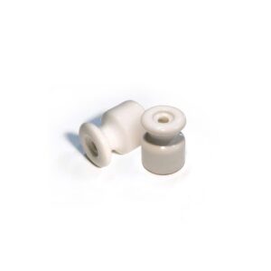 Porcelāna izolators sienas sistēmai 18 mm, 2 gab., balts