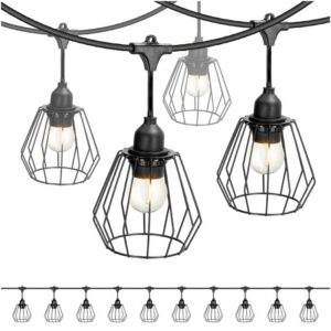 String lights set Kobi CRETE 10m + cable 5m + 10x lampshade D1