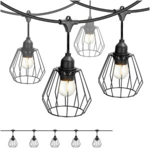 String lights set Kobi CRETE 5m + cable 5m + 5x lampshade D1