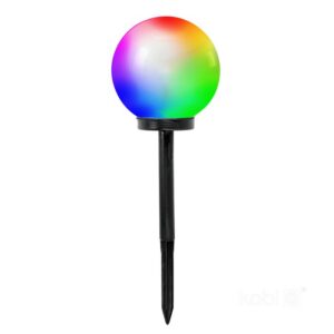 Solar bollard light Kobi SPHERE G2 20CM RGB