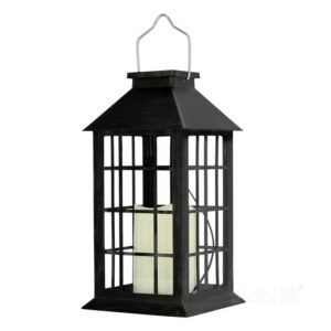 Solar garden light Kobi CANDELIO 2700 K, black