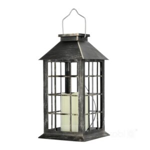 Solar garden light Kobi CANDELIO 2700 K, gold