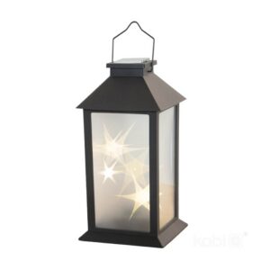 Solar garden light Kobi CANDELIO STAR 2700 K, black