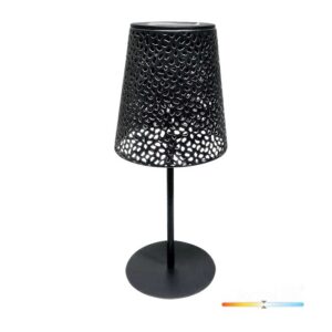 Solar garden light Kobi LUVETRA 4000 K, black