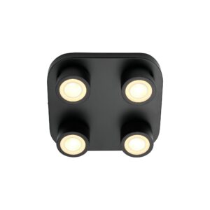 Ceiling lamp Clyde 4-Spot - Nordlux (black)