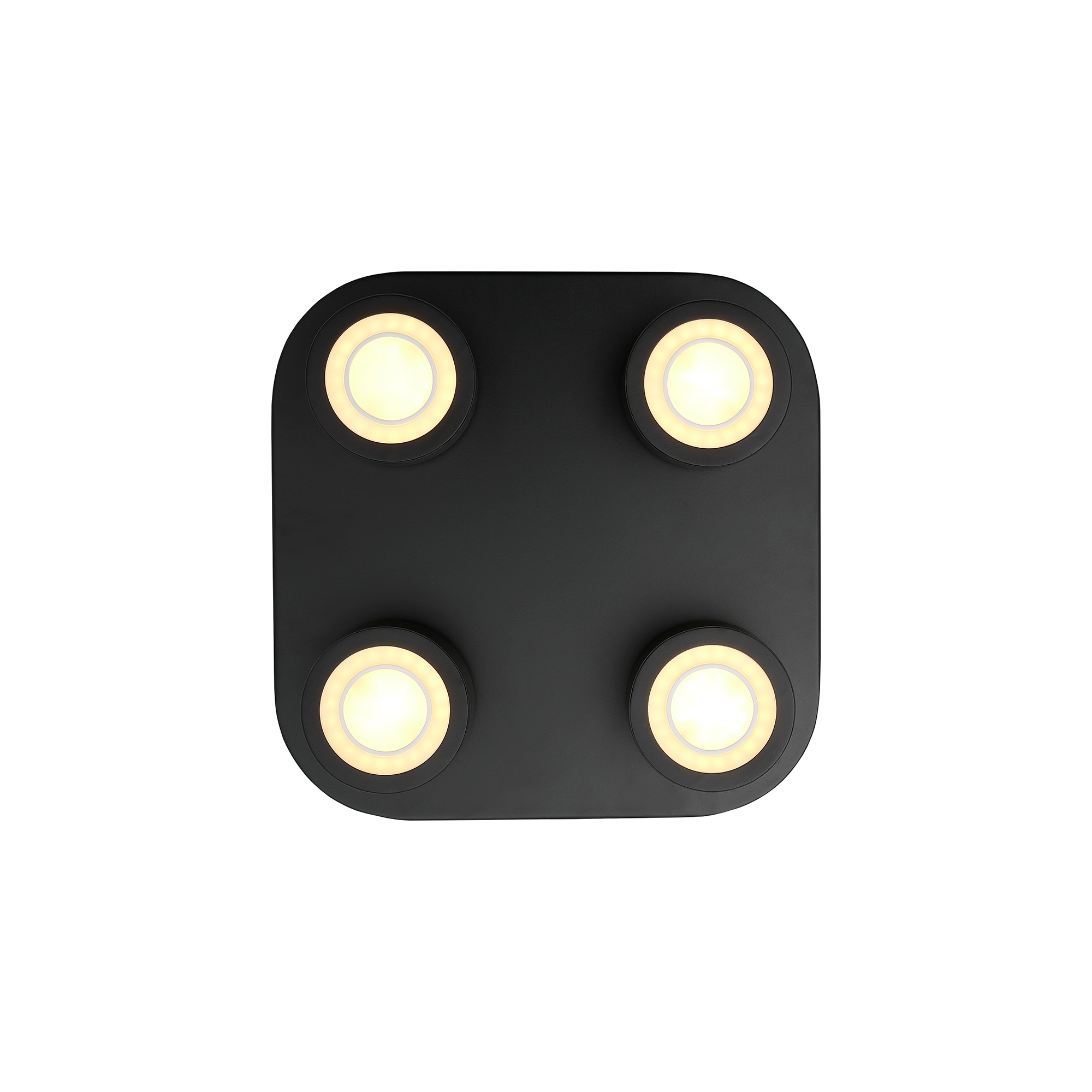 Ceiling lamp Clyde 4-Spot - Nordlux (black)
