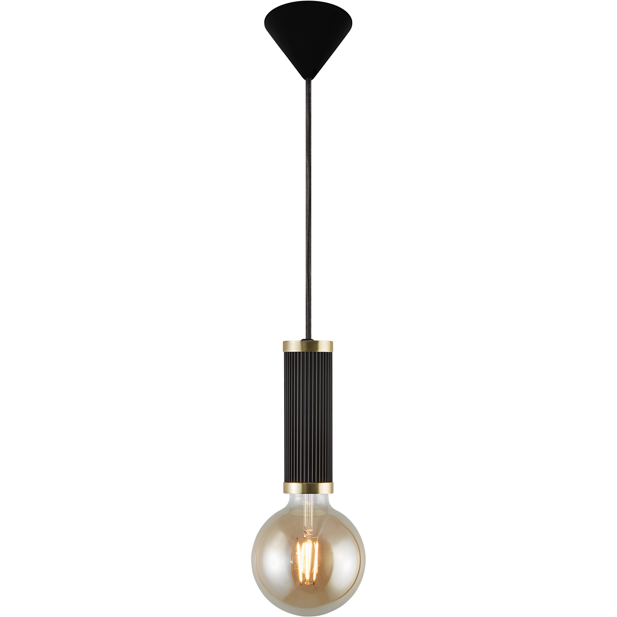 Pendant lamps suspension Galloway - Nordlux (black|brass)