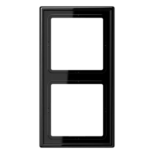 Jung 2-gang frame LS 990, black