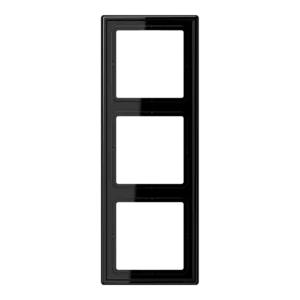 Jung 3-gang frame LS 990, black