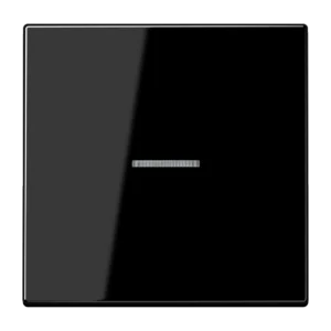 Jung Rocker with illuminated window LS 990, black