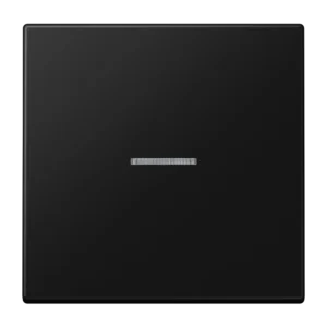 Jung Rocker with illuminated window LS 990, graphite black, matt