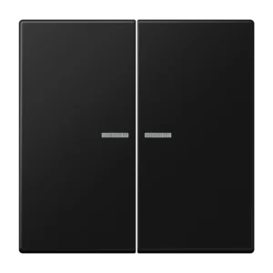 Jung Rocker with illuminated window LS 990, graphite black, matt