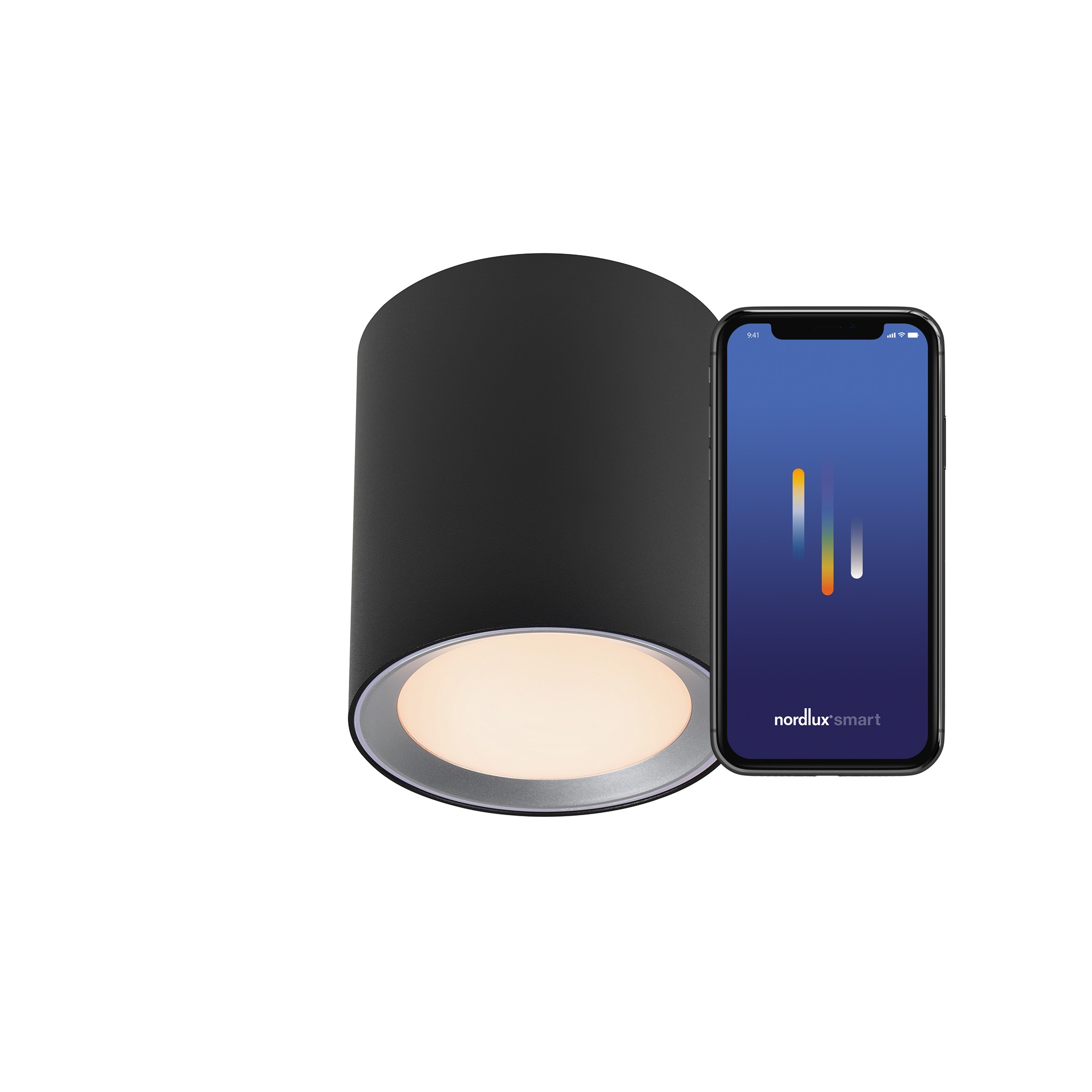Ceiling lamp Landon Smart Long - Nordlux (black)