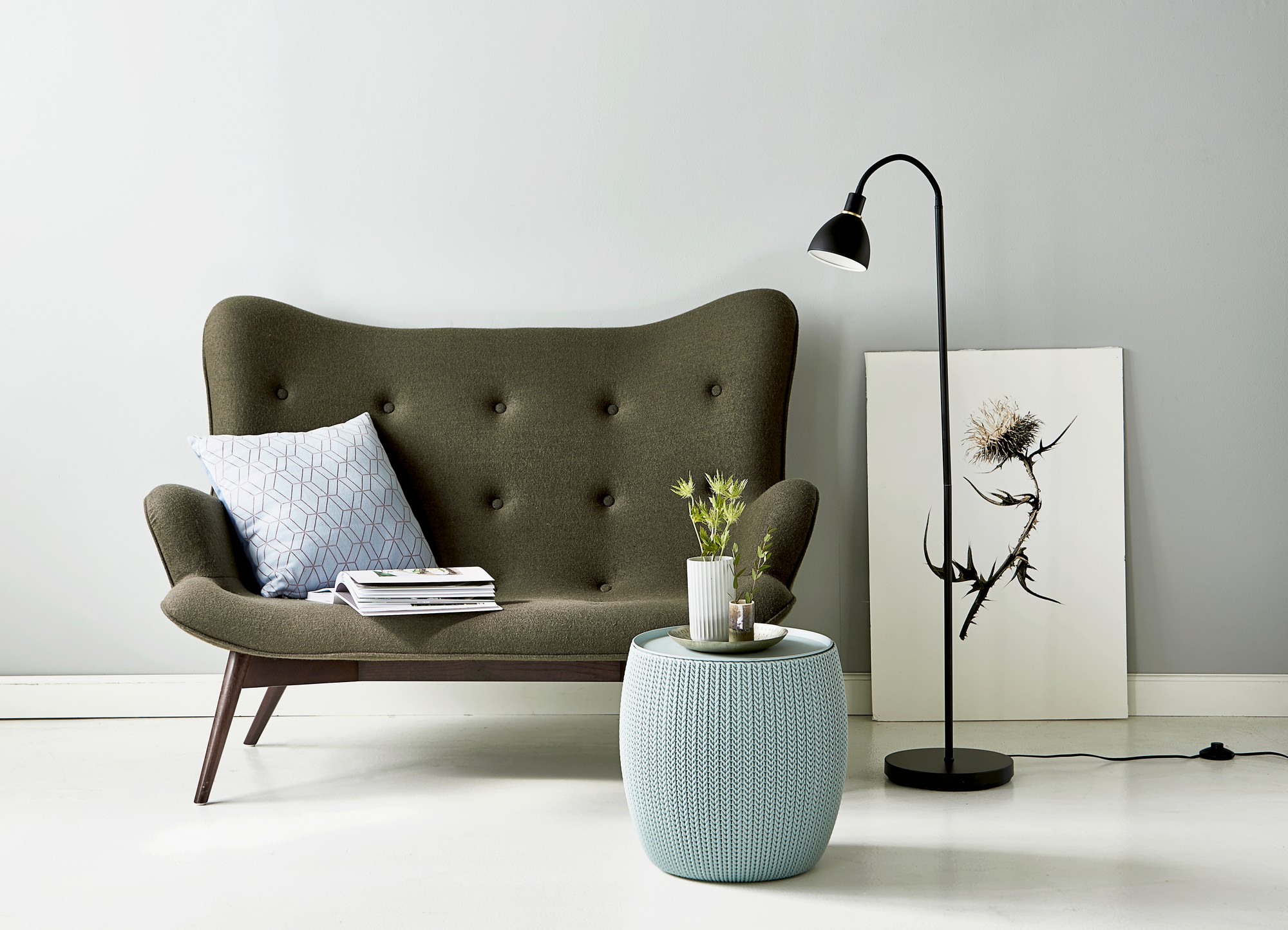 Floor lamp Ray Single - Nordlux (black)