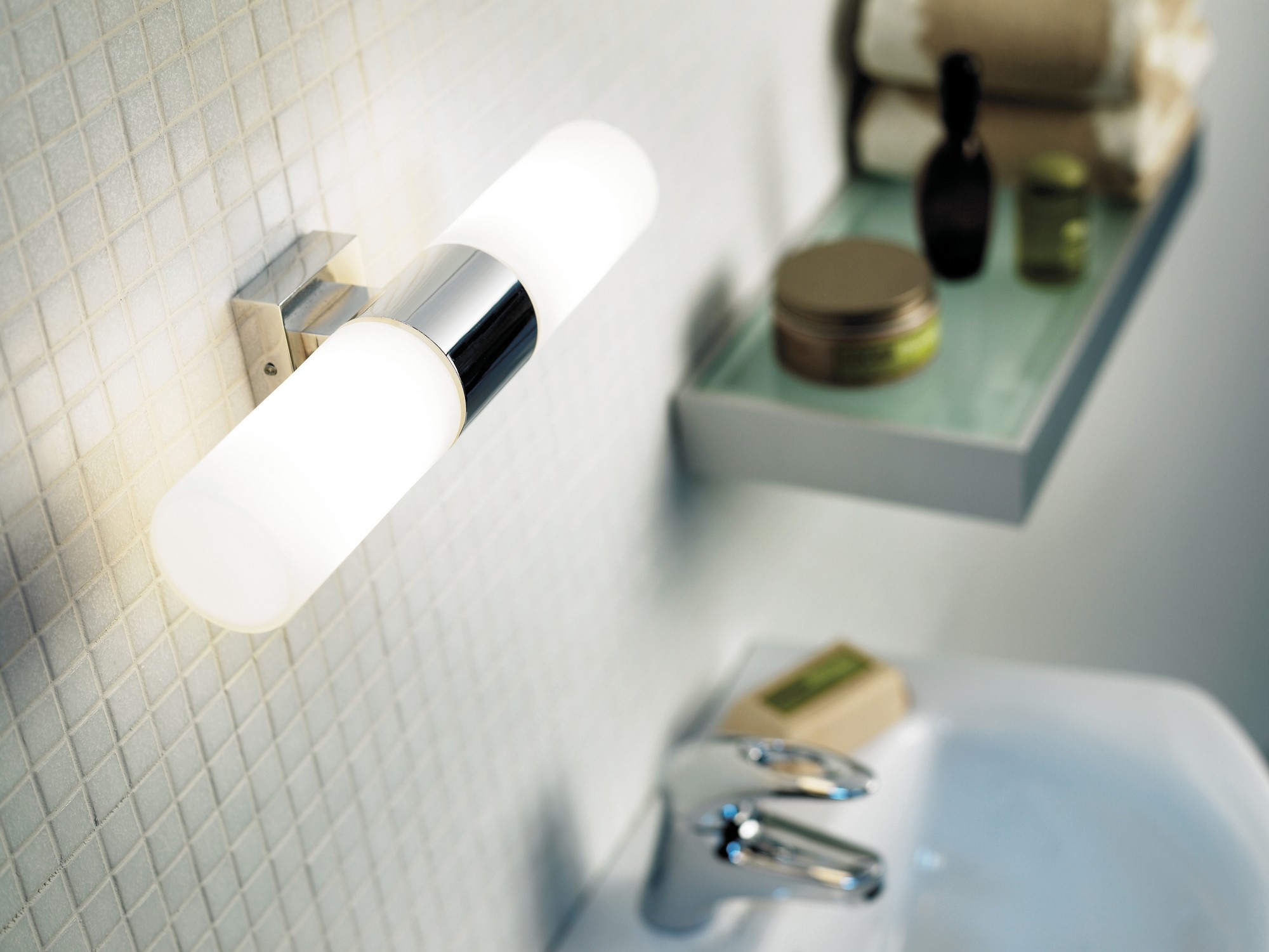 Wall lamp Tangens Double - Nordlux (chrome)