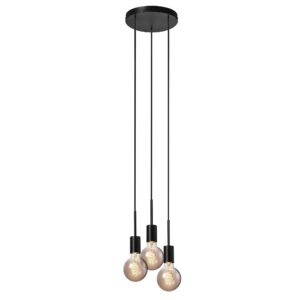 Pendant lamp Paco 3-Spot - Nordlux (black)