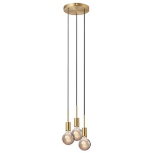 Pendant lamp Paco 3-Spot - Nordlux (brass)