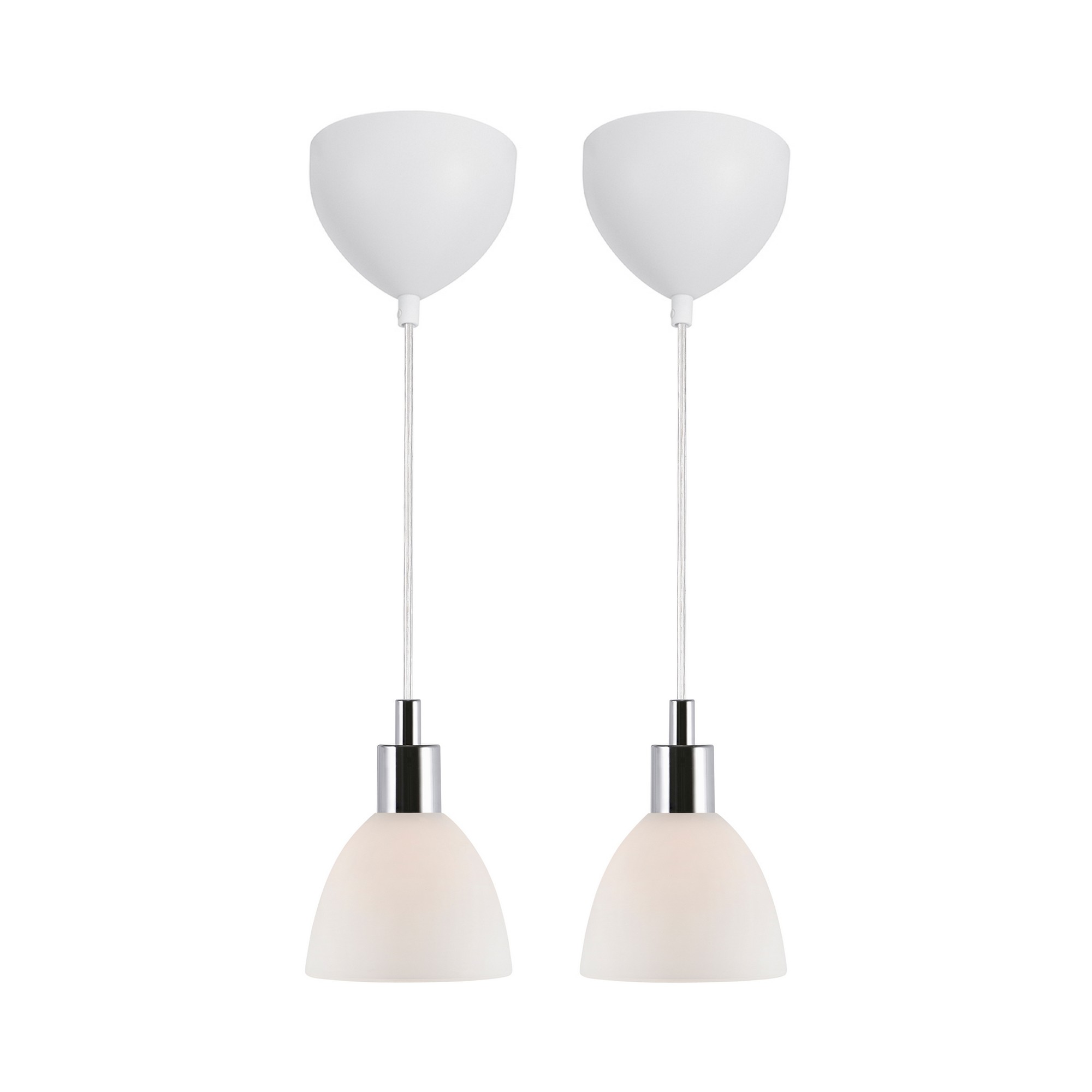 Pendant lamp Ray 2-Kit - Nordlux (chrome)