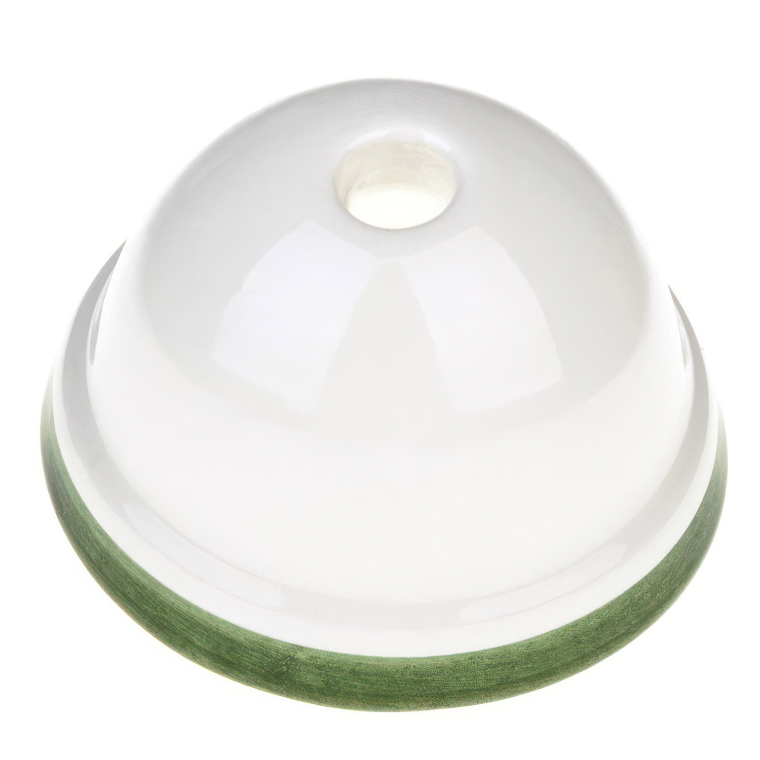 Ceramic ceiling socket Creative Cables, White - Green