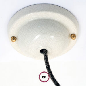 Ceramic ceiling socket Creative Cables, crackle effect