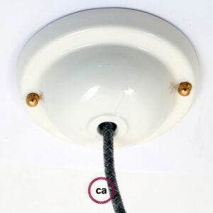 Ceramic ceiling socket Creative Cables, white