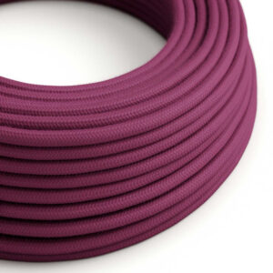 Textile cable Creative Cables, cotton burgundy, 3-core