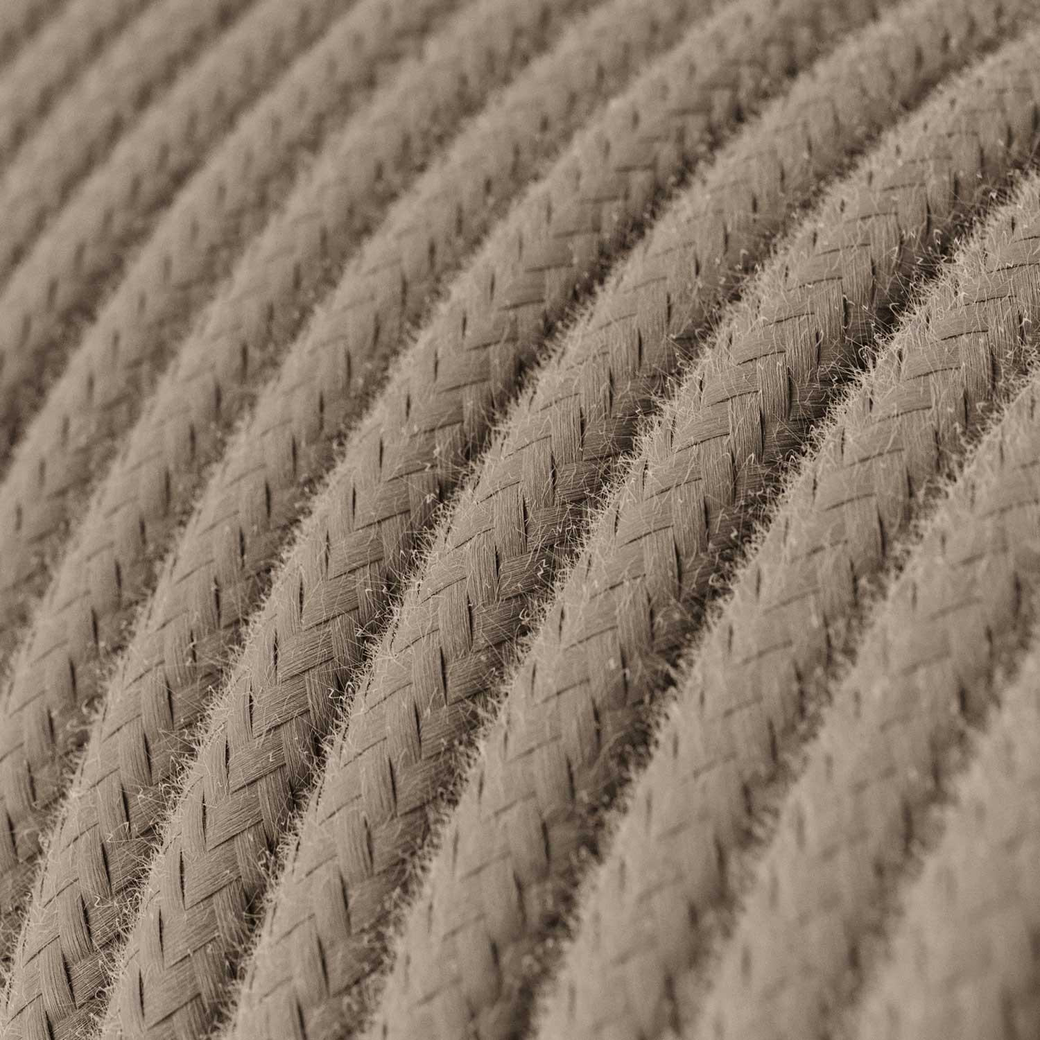 Textile cable Creative Cables, cotton pigeon grey, 3-core