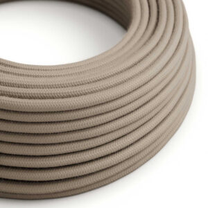 Textile cable Creative Cables, cotton pigeon grey, 3-core